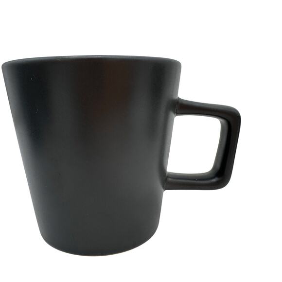 Celina Coffee Tea Mugs Matte Gray Modern Coupe Set of 4 - Picture 5 of 8